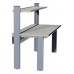 R0-2B.EC ZSO Primus Basic electronics worktable with instrument shelf | electrical height adjustable