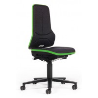 9563E Neon 2 ESD-safe workchair | permanent contact | casters | excl. upholstery